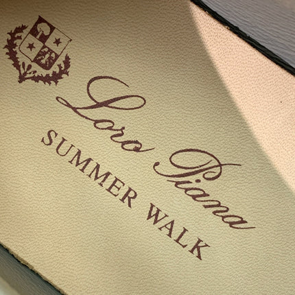 LP LOAFERS 25S IN MOSS GRAY LAMBSKIN