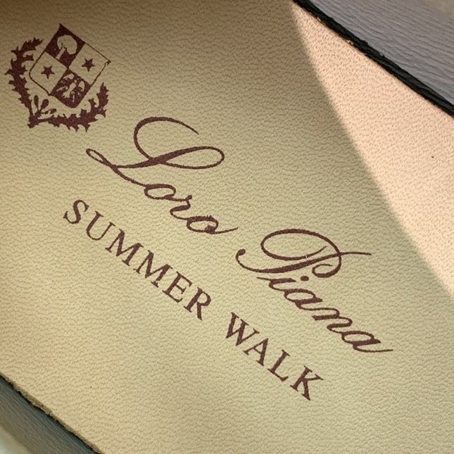 LP LOAFERS 25S IN MOSS GRAY LAMBSKIN