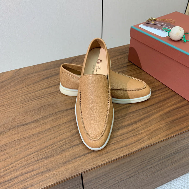 LP LOAFERS 25S IN BROWN LAMBSKIN