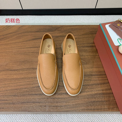 LP LOAFERS 25S IN BROWN LAMBSKIN