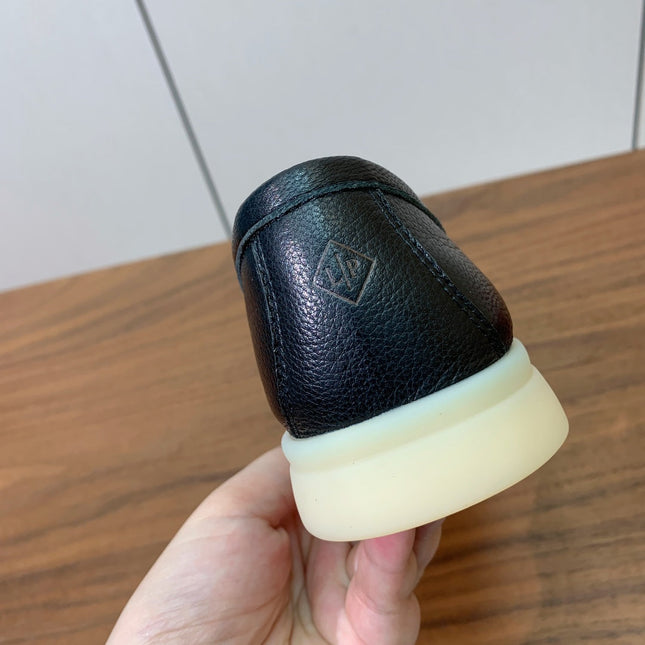 LP LOAFERS 25S IN BLACK LAMBSKIN