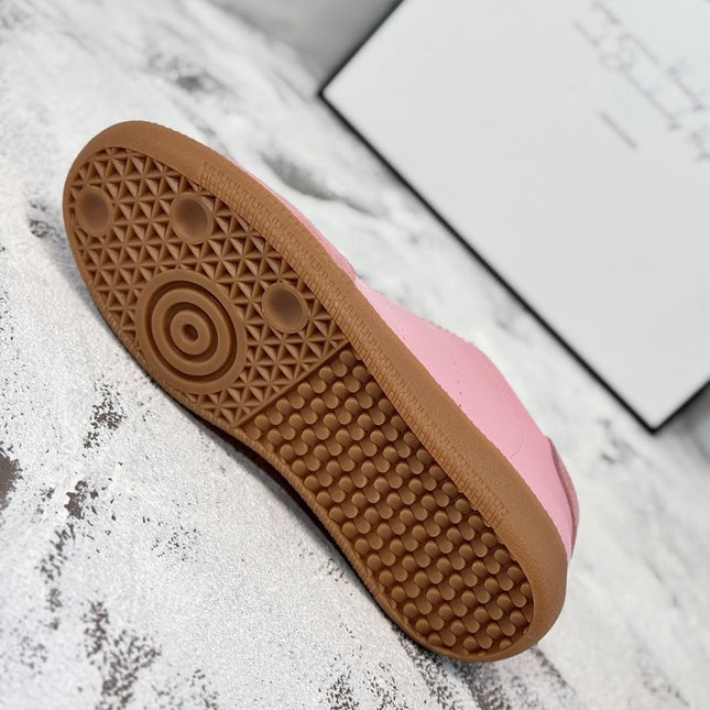 RETRO SNEAKERS IN PINK LAMBSKIN MIX SUEDE