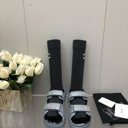 DAD SANDAL SAPHIRE BLUE LAMBSKIN