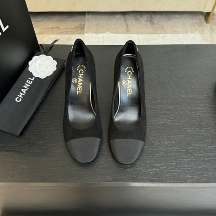 HIGH HEEL 85 MM SANDALS IN BLACK SUEDE AND FABRIC