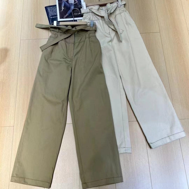 HERMES 25S WIDE-LEG PANTS 323