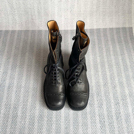 Boots Black Color Calfskin