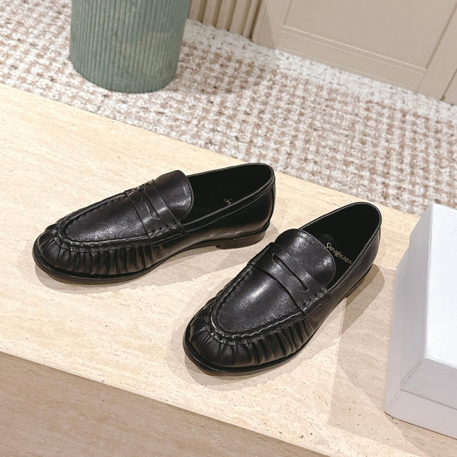 SL MOCCASINS LOAFER IN BLACK CALFSKIN