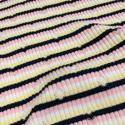 Chanel T- Shirt Pink Yellow mix Black Tencel 232702