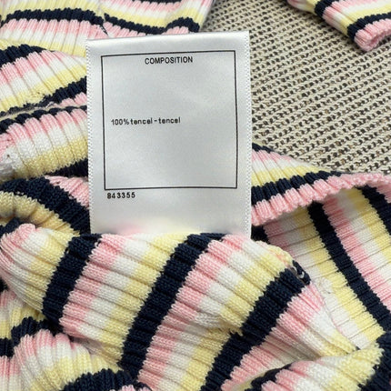 Chanel T- Shirt Pink Yellow mix Black Tencel 232702