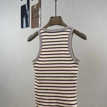 Chanel Tank Top Multicolor Tencel 232700