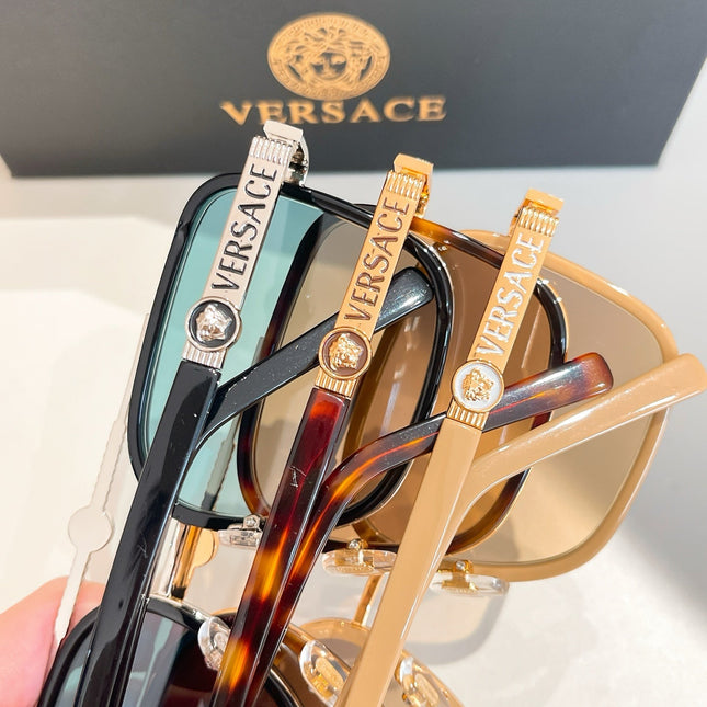 MEDUSA BIGGIE SQUARE FRAME SUNGLASSES VE5168 IN ACETATE
