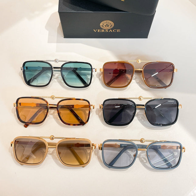 MEDUSA BIGGIE SQUARE FRAME SUNGLASSES VE5168 IN ACETATE