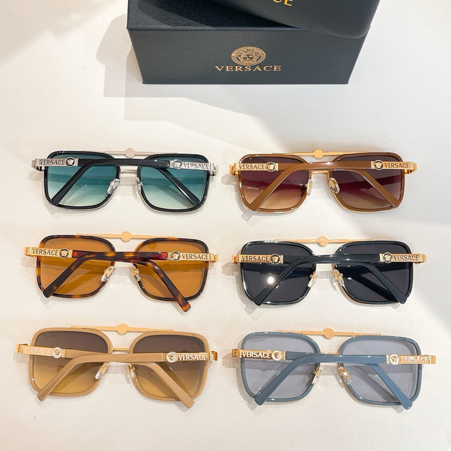 MEDUSA BIGGIE SQUARE FRAME SUNGLASSES VE5168 IN ACETATE
