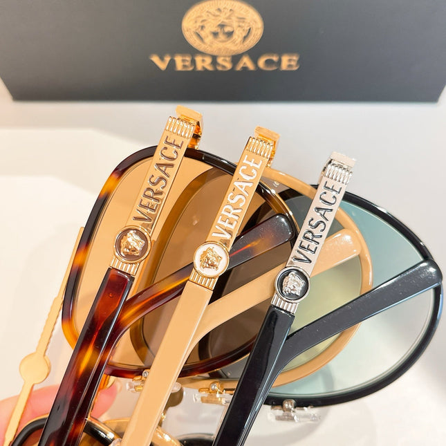 MEDUSA ROLLER PILOT FRAME SUNGLASSES VE6815 IN ACETATE