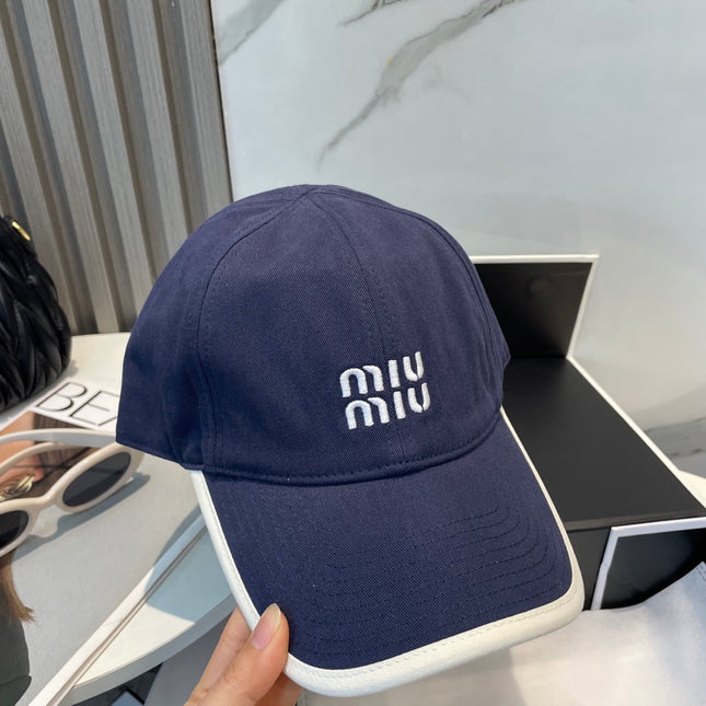 MM BASEBALL CAP IN NAVY BLUE FABRIC STYLE 7