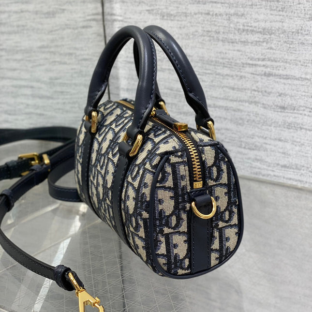 GROOVE MINI 17 BAG IN BLACK MIX BEIGE OBLIQUE MONOGRAM JACQUARD