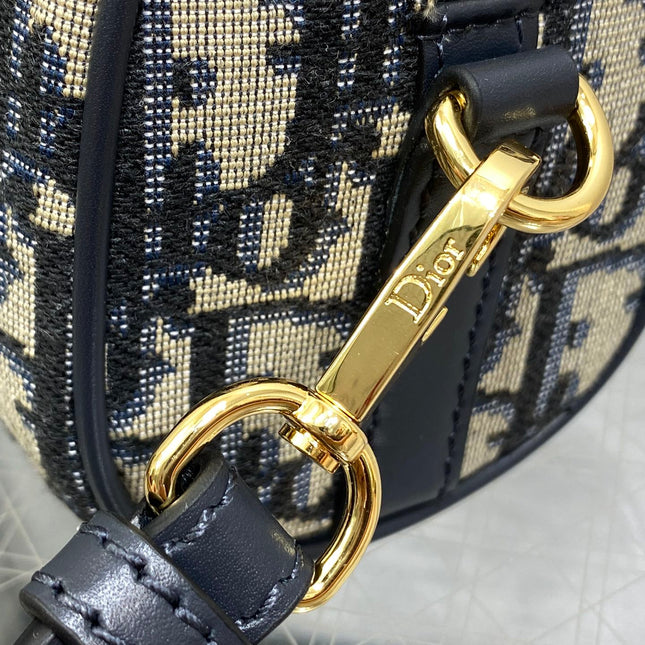 GROOVE MINI 17 BAG IN BLACK MIX BEIGE OBLIQUE MONOGRAM JACQUARD
