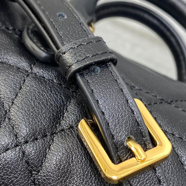 GROOVE MINI 17 BAG IN BLACK LAMBSKIN