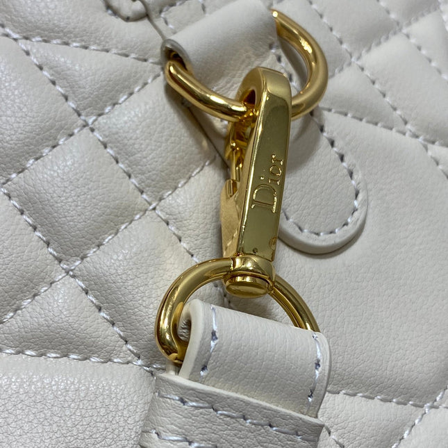 GROOVE 25 BAG IN WHITE CREAM LAMBSKIN