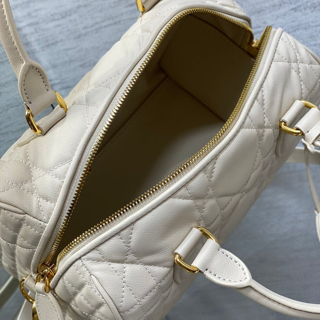 GROOVE 25 BAG IN WHITE CREAM LAMBSKIN