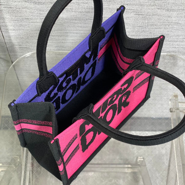 BOOK TOTE 26 CM IN COLORFUL CANVAS 226509