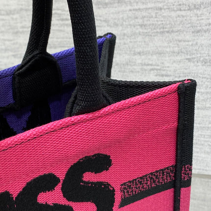 BOOK TOTE 26 CM IN COLORFUL CANVAS 226509