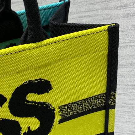 MEDIUM BOOK TOTE 36 IN COLORFUL CANVAS 226513