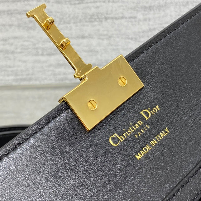 MISS MONTAIGNE MINI BAG IN BLACK SHINY SMOOTH CALFSKIN