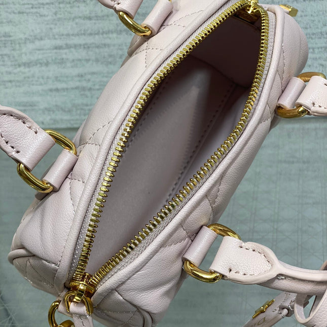 GROOVE MINI 17 BAG IN LIGHT PINK LAMBSKIN