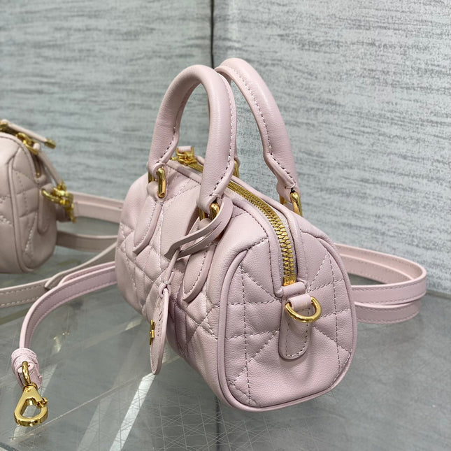 GROOVE MINI 17 BAG IN LIGHT PINK LAMBSKIN
