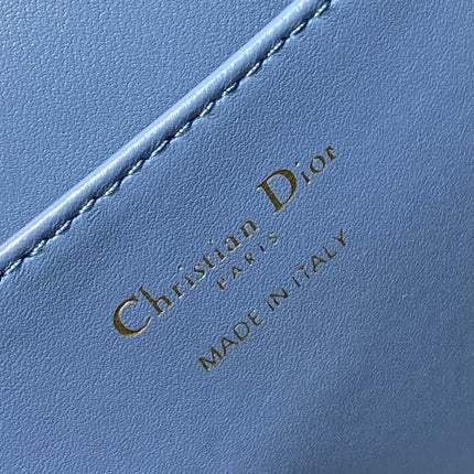SMALL 20 CARO BACKPACK IN ROYAL BLUE MACROCANNAGE LAMBSKIN
