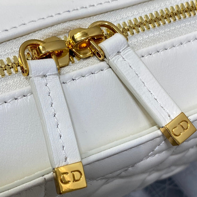 MINI GROOVE BAG 20 IN WHITE MACROCANNAGE LAMBSKIN 226485
