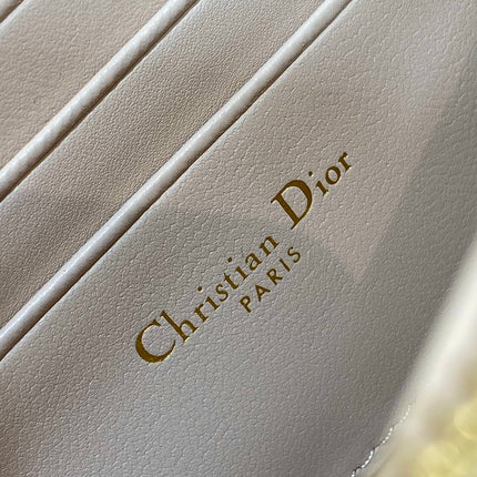 MISS CARO MINI 17 BAG IN POWDER BEIGE MACROCANNAGE LAMBSKIN