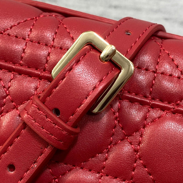 MINI BAG 24 IN RUBBY RED PATENT CANNAGE CALFSKIN