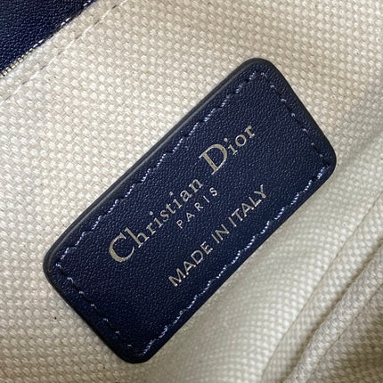 SADDLE 19 BAG WITH STRAP BLUE OBLIQUE JACQUARD