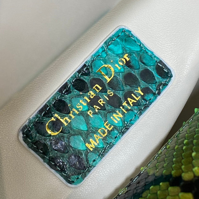 MINI 17 LADY BAG IN COLORFUL SNAKESKIN PATTERN LAMBSKIN 225963