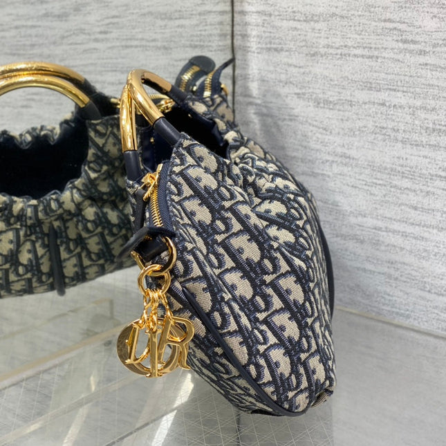 WALK IN PURSE 36 BAG BLUE OBLIQUE JACQUARD