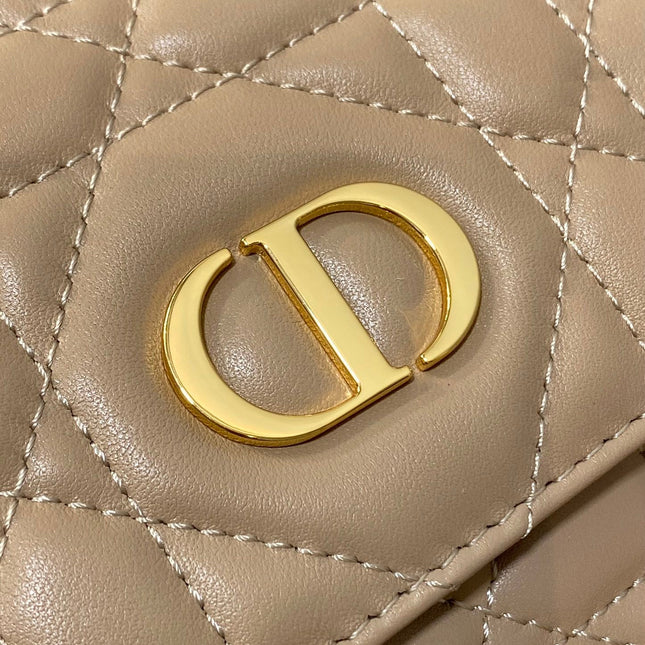 MEDIUM 25 CARO BACKPACK ALMOND BEIGE MACROCANNAGE LAMBSKIN