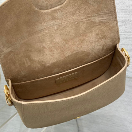 MEDIUM 27 BOBBY BAG IN TAN BEIGE LAMBSKIN