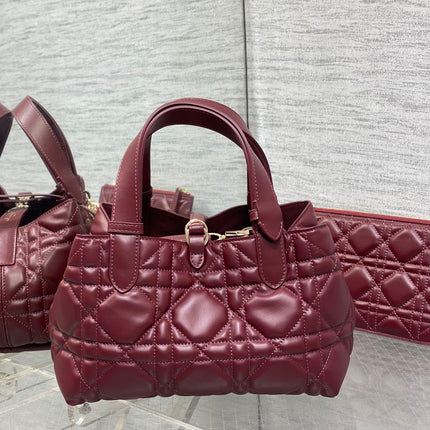 ALWAYS MINI 23 BAG IN BURGUNDY RED MACROCANNAGE CALFSKIN