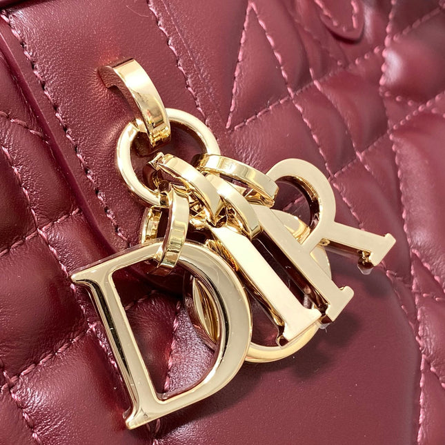 ALWAYS MINI 23 BAG IN BURGUNDY RED MACROCANNAGE CALFSKIN