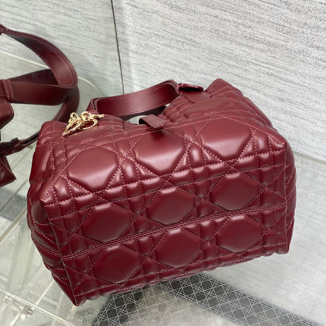 ALWAYS MINI 23 BAG IN BURGUNDY RED MACROCANNAGE CALFSKIN