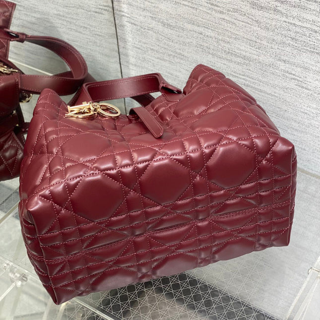 ALWAYS MEDIUM 28 BAG IN BURGUNDY RED MACROCANNAGE CALFSKIN