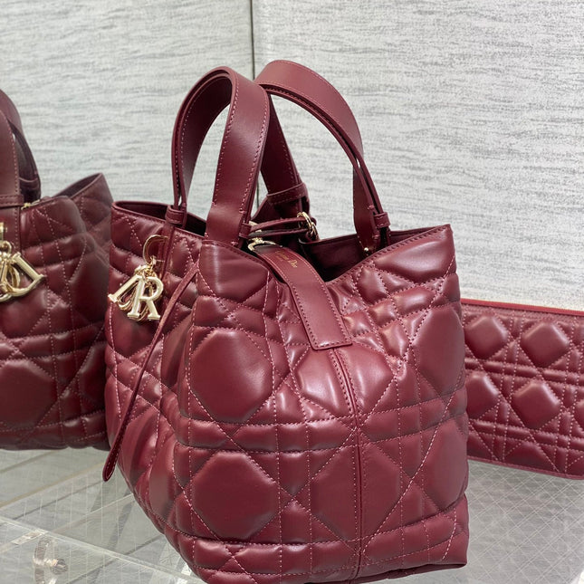 ALWAYS MEDIUM 28 BAG IN BURGUNDY RED MACROCANNAGE CALFSKIN