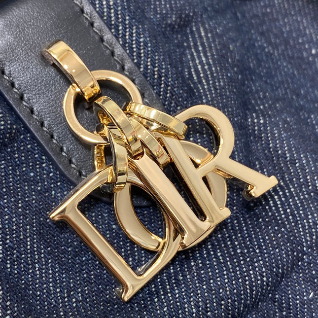 MINI 23 TOUJOURS BAG IN BLUE GRAPHIC CANNAGE DENIM