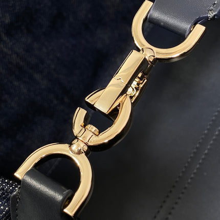 MINI 23 TOUJOURS BAG IN BLUE GRAPHIC CANNAGE DENIM