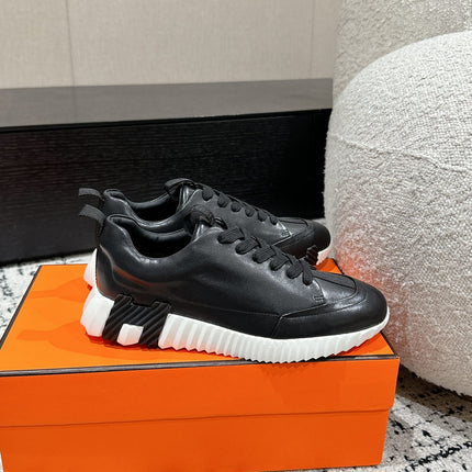BOUNCING SNEAKER IN BLACK CALFSKIN
