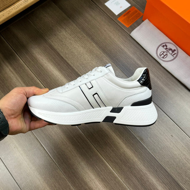 HM TRAIL SNEAKER WHITE CALFSKIN