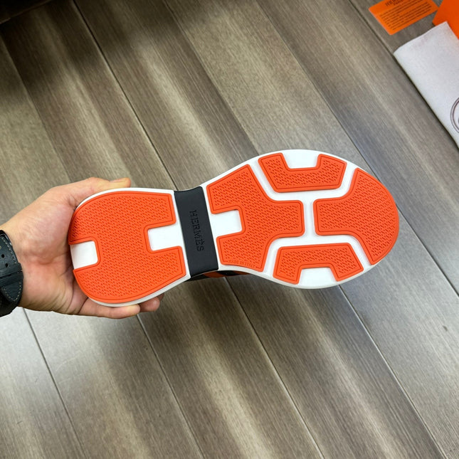 HM TRAIL SNEAKER DARK BLUE CALFSKIN