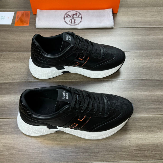 HM TRAIL SNEAKER BLACK CALFSKIN